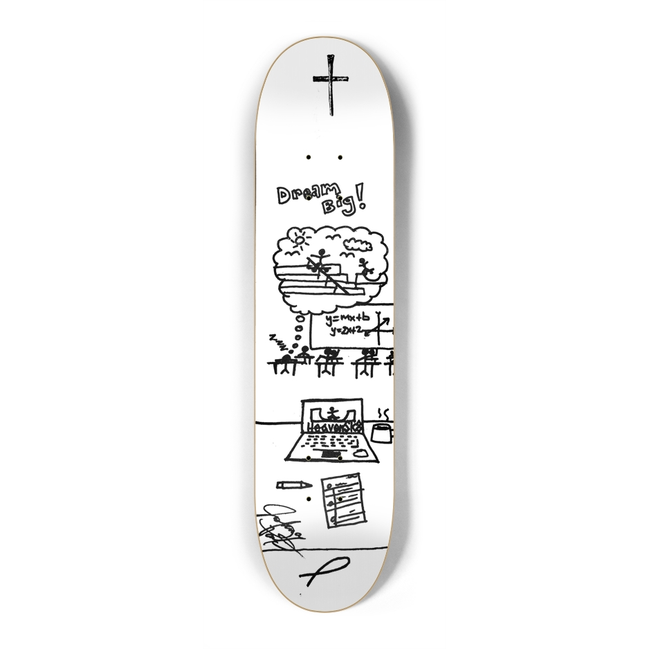 KIDS SIZE "Dream Big" Series 1 HeavenSk8 Board
